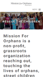 Mobile Screenshot of mission4orphans.com
